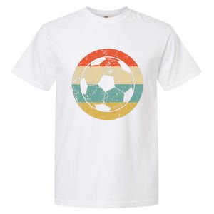 Soccer Retro Soccer Ball Garment-Dyed Heavyweight T-Shirt