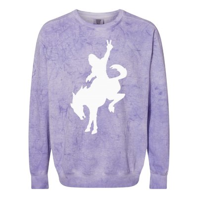 Sasquatch Riding Colorblast Crewneck Sweatshirt