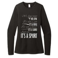 Spin Rifle Sabre ItS A Sport Color Guard Winter Guard Womens CVC Long Sleeve Shirt