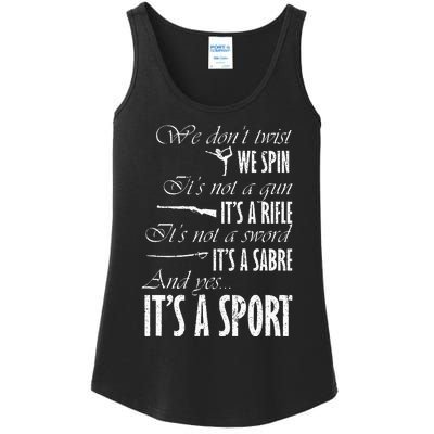 Spin Rifle Sabre ItS A Sport Color Guard Winter Guard Ladies Essential Tank