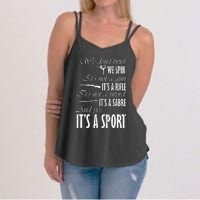 Spin Rifle Sabre ItS A Sport Color Guard Winter Guard Women's Strappy Tank