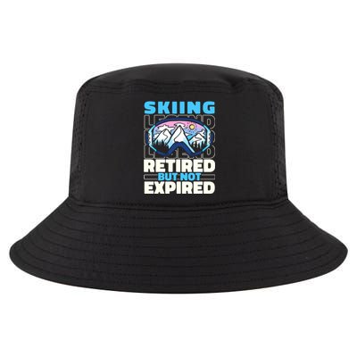 Skiing Retired Ski Cool Gift Winter Sports Skier Gift Cool Comfort Performance Bucket Hat