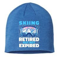 Skiing Retired Ski Cool Gift Winter Sports Skier Gift Sustainable Beanie