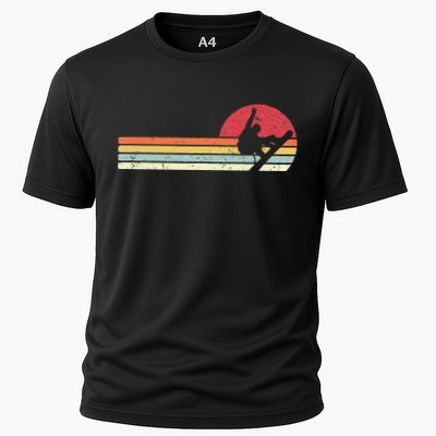 Snowboarding Retro Style For Snowboarder Performance Shirt