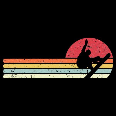 Snowboarding Retro Style For Snowboarder T-Shirt