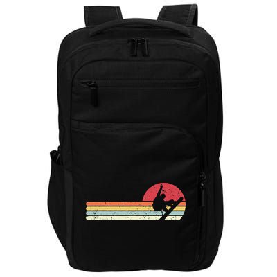Snowboarding Retro Style For Snowboarder Impact Tech Backpack