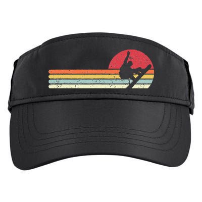 Snowboarding Retro Style For Snowboarder Adult Drive Performance Visor