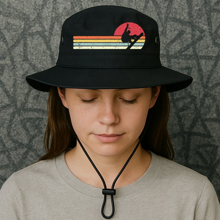 Snowboarding Retro Style For Snowboarder Bucket Hat