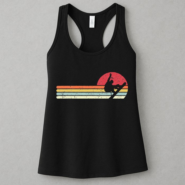 Snowboarding Retro Style For Snowboarder Womens Tank Top