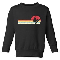Snowboarding Retro Style For Snowboarder Toddler Sweatshirt
