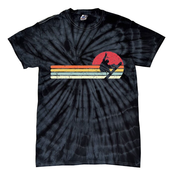 Snowboarding Retro Style For Snowboarder Tie-Dye T-Shirt