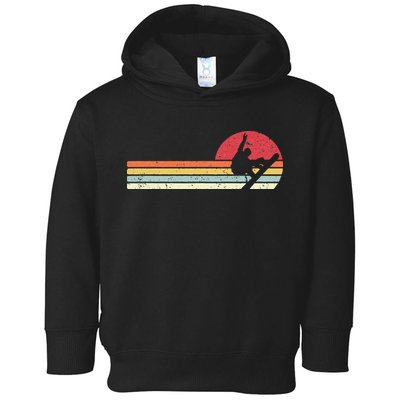 Snowboarding Retro Style For Snowboarder Toddler Hoodie