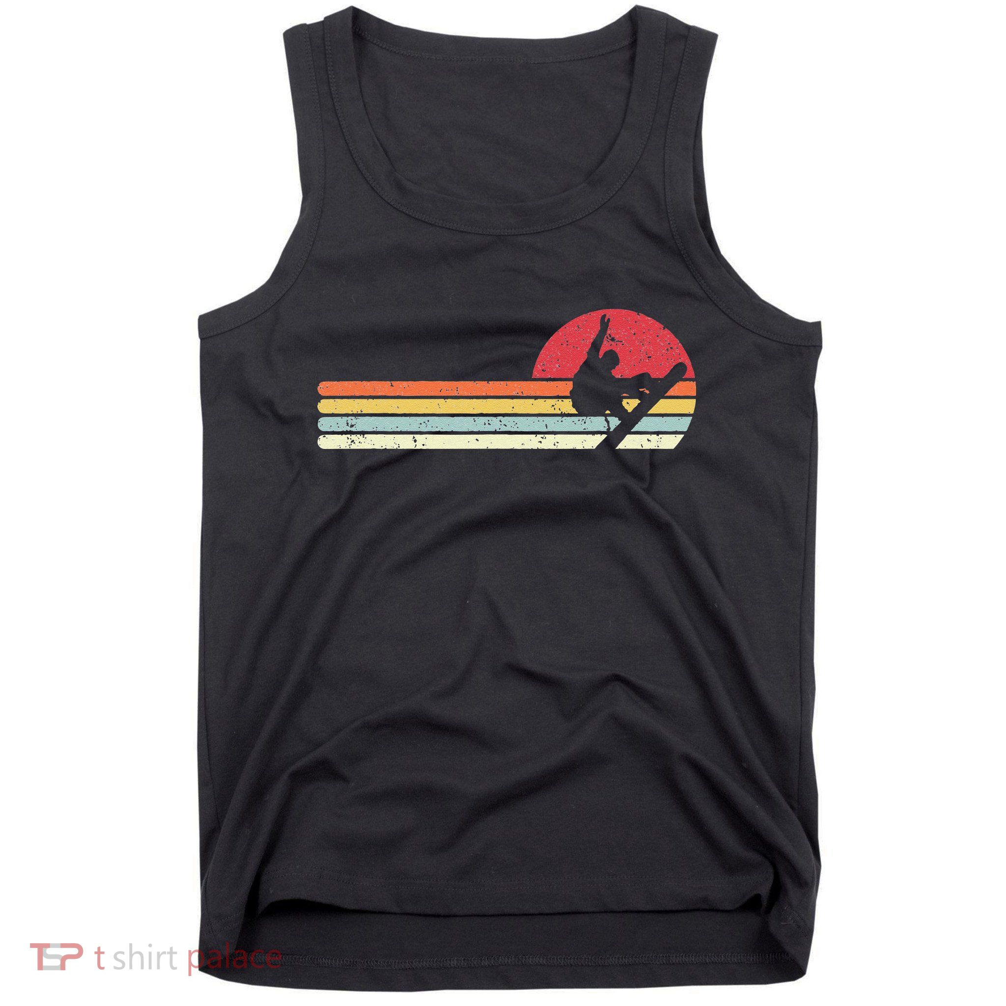 Snowboarding Retro Style For Snowboarder Tank Top