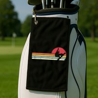 Snowboarding Retro Style For Snowboarder Golf Towel
