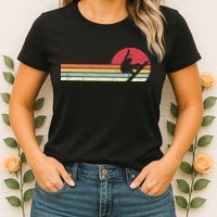 Snowboarding Retro Style For Snowboarder Womens T-Shirt