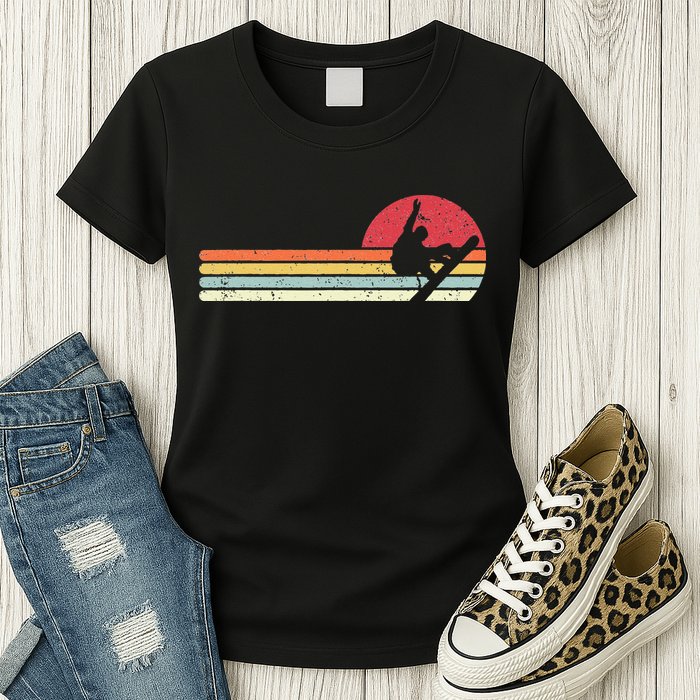 Snowboarding Retro Style For Snowboarder Womens T-Shirt