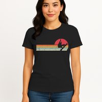 Snowboarding Retro Style For Snowboarder Womens T-Shirt