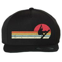Snowboarding Retro Style For Snowboarder Wool Snapback Cap