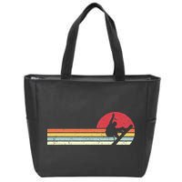 Snowboarding Retro Style For Snowboarder Zip Tote Bag