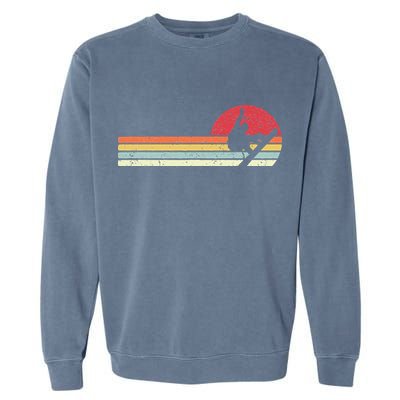 Snowboarding Retro Style For Snowboarder Garment-Dyed Sweatshirt