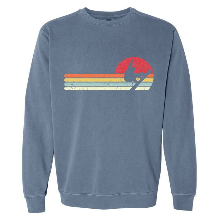 Snowboarding Retro Style For Snowboarder Garment-Dyed Sweatshirt