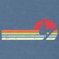 Snowboarding Retro Style For Snowboarder Garment-Dyed Sweatshirt