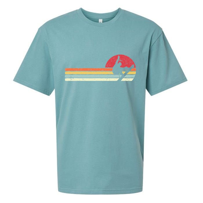 Snowboarding Retro Style For Snowboarder Sueded Cloud Jersey T-Shirt