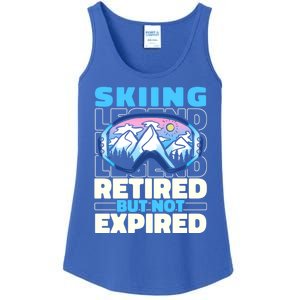 Skiing Retired Ski Gift Winter Sports Skier Cute Gift Ladies Essential Tank