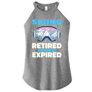 Skiing Retired Ski Gift Winter Sports Skier Cute Gift Women's Perfect Tri Rocker Tank