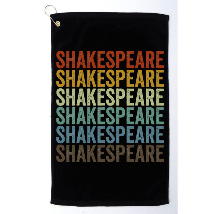 Shakespeare Retro Golf Towel