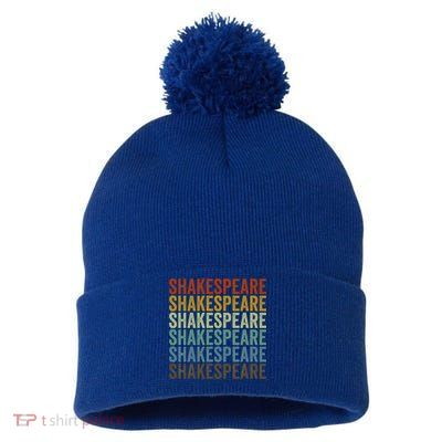 Shakespeare Retro Pom Pom 12in Knit Beanie