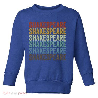 Shakespeare Retro Toddler Sweatshirt