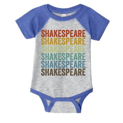 Shakespeare Retro Infant Baby Jersey Bodysuit