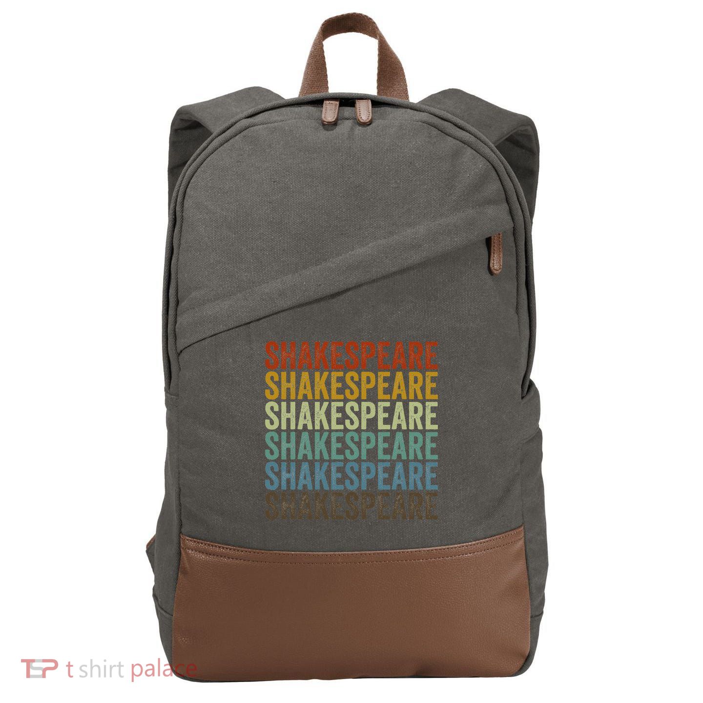 Shakespeare Retro Cotton Canvas Backpack