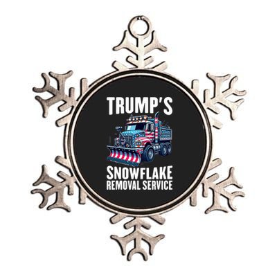 Snowflake Removal Service TrumpS Snowflake Removal Service Metallic Star Ornament