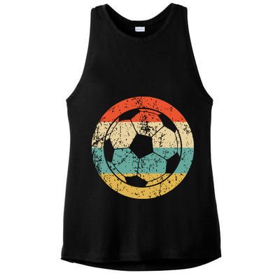Soccer Retro Soccer Ball Ladies PosiCharge Tri-Blend Wicking Tank