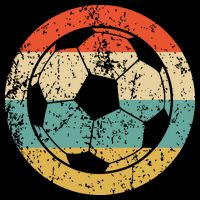 Soccer Retro Soccer Ball Cropped Pullover Crew