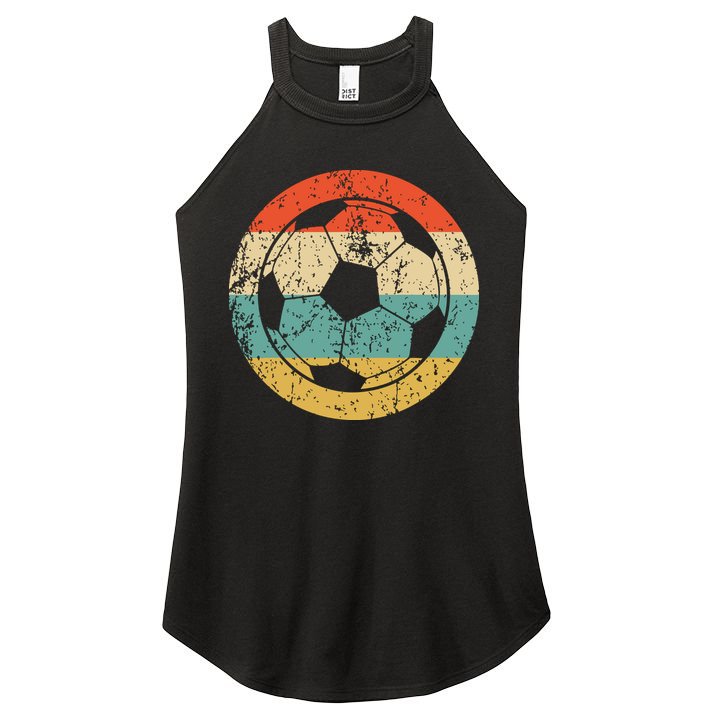 Soccer Retro Soccer Ball Women's Perfect Tri Rocker Tank