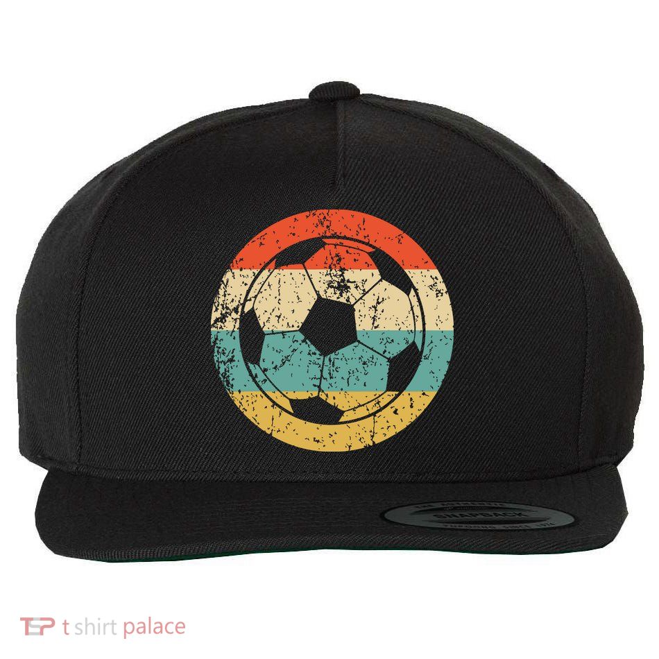 Soccer Retro Soccer Ball Wool Snapback Cap