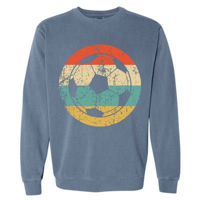 Soccer Retro Soccer Ball Garment-Dyed Sweatshirt