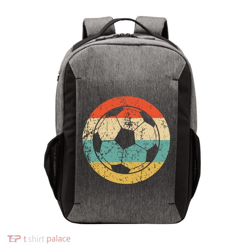 Soccer Retro Soccer Ball Vector Backpack