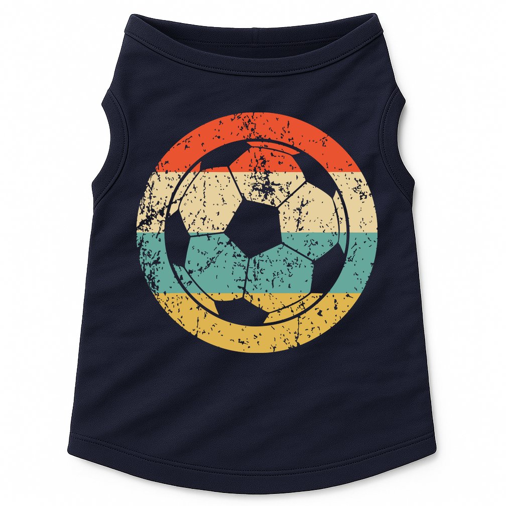 Soccer Retro Soccer Ball Doggie Tank
