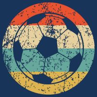 Soccer Retro Soccer Ball Drawstring Bag