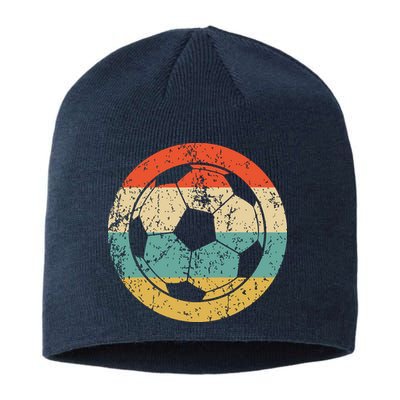 Soccer Retro Soccer Ball Sustainable Beanie