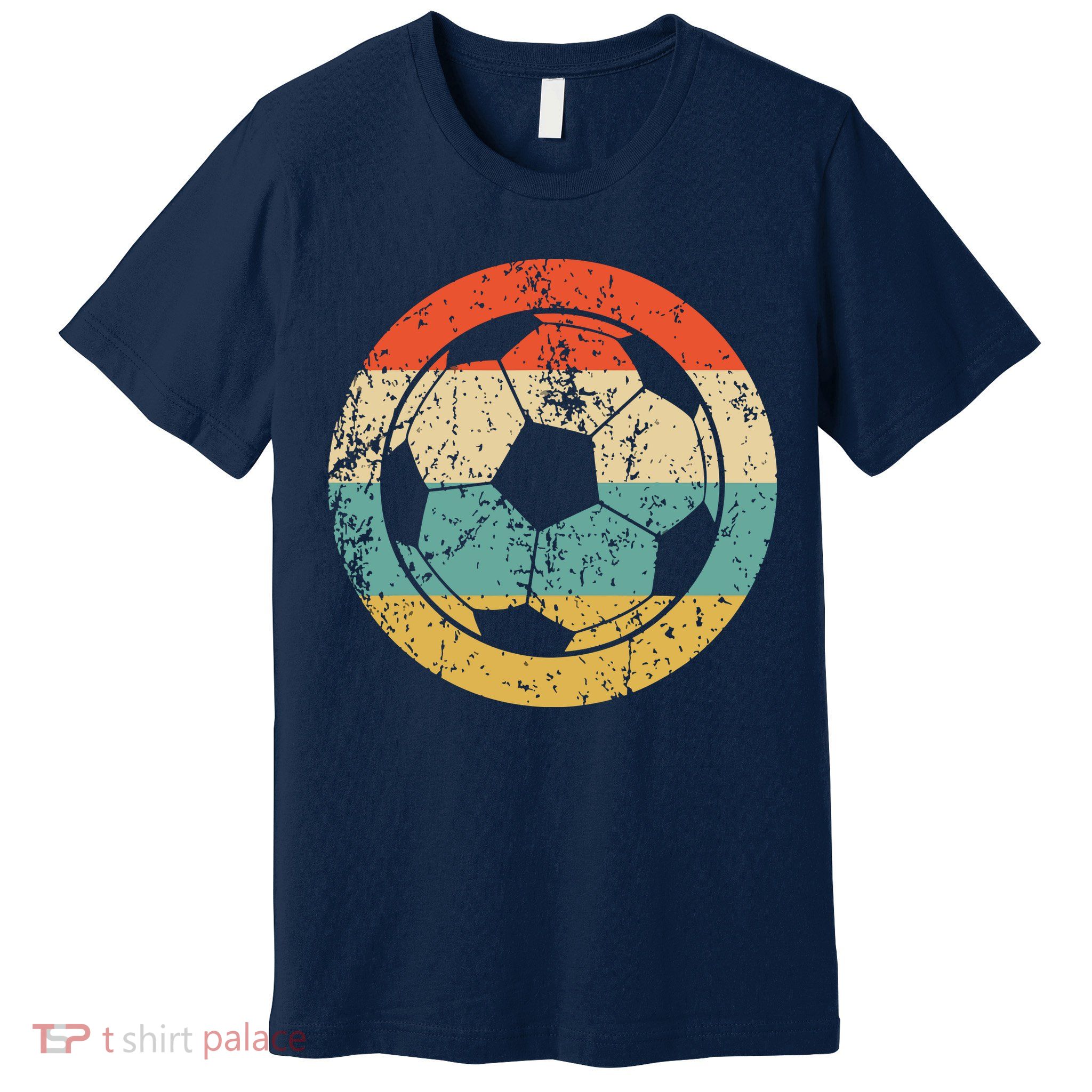 Soccer Retro Soccer Ball Premium T-Shirt