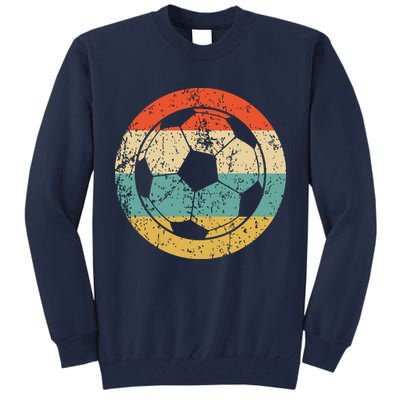 Soccer Retro Soccer Ball Tall Sweatshirt
