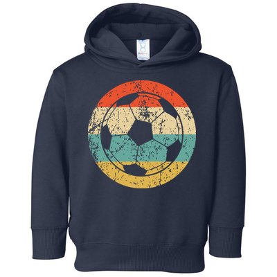 Soccer Retro Soccer Ball Toddler Hoodie