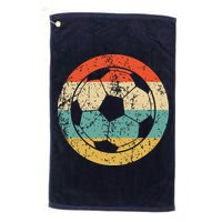 Soccer Retro Soccer Ball Golf Towel