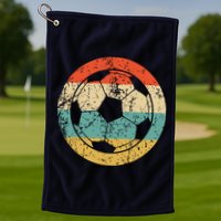 Soccer Retro Soccer Ball Golf Towel