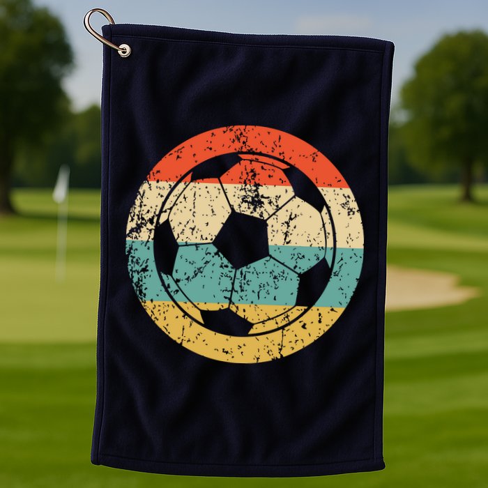 Soccer Retro Soccer Ball Golf Towel